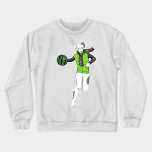 Nippon Marathon: Snuguru Maestro holds his Melon Crewneck Sweatshirt